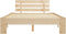vidaXL - Bedframe - met - hoofdbord - massief - grenenhout - wit - 140x200 - cm