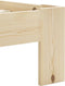 vidaXL - Bedframe - met - hoofdbord - massief - grenenhout - wit - 140x200 - cm