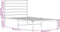 vidaXL - Bedframe - met - hoofdbord - metaal - wit - 100x190 - cm