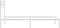 vidaXL - Bedframe - met - hoofdbord - metaal - wit - 100x190 - cm