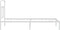 vidaXL - Bedframe - met - hoofdbord - metaal - wit - 100x190 - cm