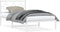 vidaXL - Bedframe - met - hoofdbord - metaal - wit - 100x190 - cm