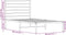 vidaXL - Bedframe - met - hoofdbord - metaal - wit - 100x200 - cm