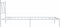 vidaXL - Bedframe - met - hoofdbord - metaal - wit - 100x200 - cm