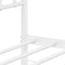 vidaXL - Bedframe - met - hoofdbord - metaal - wit - 100x200 - cm