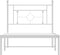 vidaXL - Bedframe - met - hoofdbord - metaal - wit - 100x200 - cm