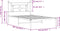 vidaXL - Bedframe - met - hoofdbord - metaal - wit - 107x203 - cm
