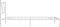 vidaXL - Bedframe - met - hoofdbord - metaal - wit - 107x203 - cm