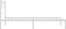 vidaXL - Bedframe - met - hoofdbord - metaal - wit - 107x203 - cm