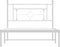 vidaXL - Bedframe - met - hoofdbord - metaal - wit - 107x203 - cm