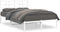 vidaXL-Bedframe-met-hoofdbord-metaal-wit-120x190-cm
