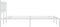 vidaXL - Bedframe - met - hoofdbord - metaal - wit - 120x190 - cm