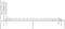 vidaXL - Bedframe - met - hoofdbord - metaal - wit - 120x190 - cm