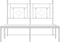 vidaXL - Bedframe - met - hoofdbord - metaal - wit - 120x190 - cm