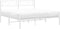 vidaXL - Bedframe - met - hoofdbord - metaal - wit - 120x190 - cm