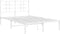 vidaXL-Bedframe-met-hoofdbord-metaal-wit-120x190-cm