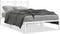vidaXL - Bedframe - met - hoofdbord - metaal - wit - 120x200 - cm