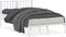 vidaXL - Bedframe - met - hoofdbord - metaal - wit - 120x200 - cm
