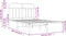 vidaXL - Bedframe - met - hoofdbord - metaal - wit - 120x200 - cm