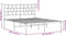 vidaXL - Bedframe - met - hoofdbord - metaal - wit - 120x200 - cm