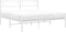 vidaXL - Bedframe - met - hoofdbord - metaal - wit - 120x200 - cm