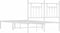 vidaXL - Bedframe - met - hoofdbord - metaal - wit - 120x200 - cm