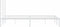 vidaXL - Bedframe - met - hoofdbord - metaal - wit - 135x190 - cm