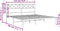 vidaXL - Bedframe - met - hoofdbord - metaal - wit - 135x190 - cm