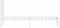 vidaXL - Bedframe - met - hoofdbord - metaal - wit - 135x190 - cm