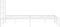 vidaXL - Bedframe - met - hoofdbord - metaal - wit - 135x190 - cm
