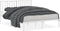 vidaXL - Bedframe - met - hoofdbord - metaal - wit - 140x190 - cm
