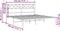 vidaXL - Bedframe - met - hoofdbord - metaal - wit - 140x190 - cm