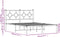 vidaXL - Bedframe - met - hoofdbord - metaal - wit - 140x190 - cm