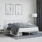 vidaXL - Bedframe - met - hoofdbord - metaal - wit - 140x190 - cm