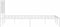 vidaXL - Bedframe - met - hoofdbord - metaal - wit - 140x190 - cm