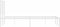 vidaXL - Bedframe - met - hoofdbord - metaal - wit - 140x190 - cm