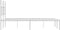 vidaXL - Bedframe - met - hoofdbord - metaal - wit - 140x190 - cm