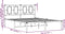 vidaXL - Bedframe - met - hoofdbord - metaal - wit - 140x200 - cm