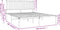 vidaXL - Bedframe - met - hoofdbord - metaal - wit - 140x200 - cm