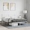vidaXL - Bedframe - met - hoofdbord - metaal - wit - 140x200 - cm