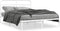 vidaXL - Bedframe - met - hoofdbord - metaal - wit - 140x200 - cm