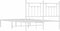 vidaXL - Bedframe - met - hoofdbord - metaal - wit - 140x200 - cm