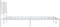 vidaXL - Bedframe - met - hoofdbord - metaal - wit - 140x200 - cm
