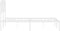 vidaXL - Bedframe - met - hoofdbord - metaal - wit - 140x200 - cm