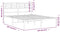 vidaXL-Bedframe-met-hoofdbord-metaal-wit-150x200-cm