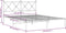 vidaXL - Bedframe - met - hoofdbord - metaal - wit - 150x200 - cm