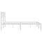 vidaXL-Bedframe-met-hoofdbord-metaal-wit-150x200-cm