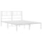 vidaXL-Bedframe-met-hoofdbord-metaal-wit-150x200-cm