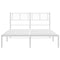 vidaXL-Bedframe-met-hoofdbord-metaal-wit-150x200-cm