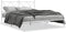 vidaXL - Bedframe - met - hoofdbord - metaal - wit - 160x200 - cm